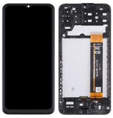 Дисплей для Samsung A135 Galaxy A13, M135 Galaxy M13, чорний, з рамкою, High Copy SM-A135F BS066FBM-L01-D800_R5.5