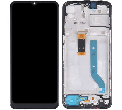 Дисплей для Motorola Moto G50 5G, чорний, з рамкою, High Copy