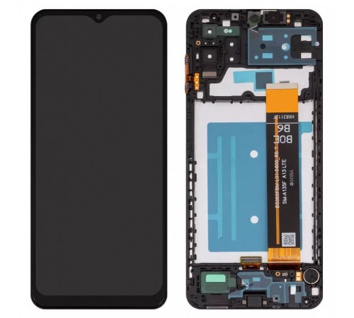 Дисплей для Samsung A135 Galaxy A13, M135 Galaxy M13, черный, с рамкой, (Box) BS066FBM-L01-D800_R5.7