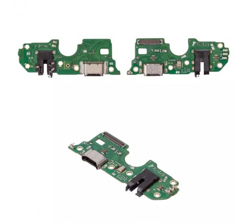 Шлейф для Oppo A57 5G, A77 5G, коннектора зарядки, коннектора наушників, мікрофона, плата зарядки, Copy