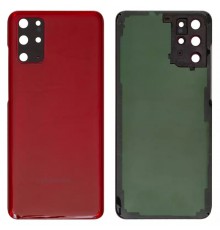 Задняя панель корпуса для Samsung G985 Galaxy S20 Plus, G986 Galaxy S20 Plus 5G, красная (Aura Red) + стекло камеры