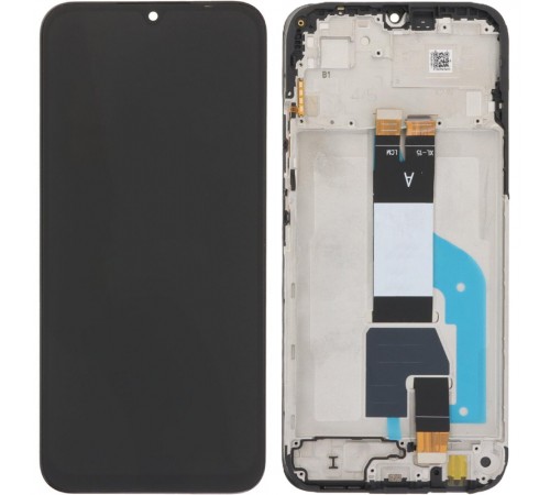 Дисплей для Xiaomi Poco C85, Redmi 15C 4G, черный, с рамкой, Original (PRC), 167mm, Global