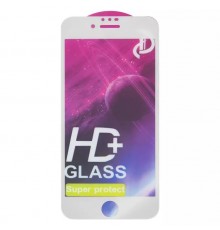 Захисне скло ASP для Apple iPhone 7, iPhone 8, iPhone SE 2020, сумісне з чохлом, Full Glue, біле 