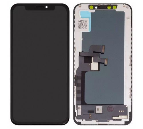 Дисплей для iPhone XS, черный, с рамкой, Copy (TFT), ZY, LTPS HD+