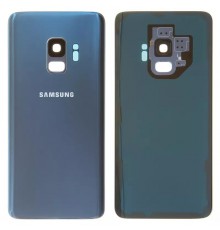 Задняя панель корпуса для Samsung G960F Galaxy S9, синяя (Coral Blue) + стекло камеры, полная, Original (PRC)