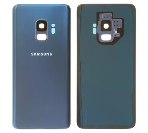 Задняя панель корпуса для Samsung G960F Galaxy S9, синяя (Coral Blue) + стекло камеры, полная, Original (PRC)