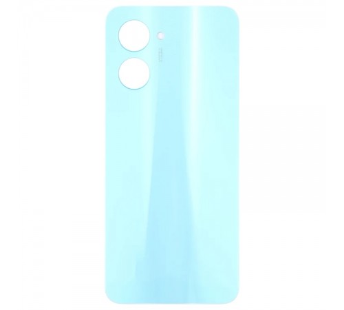 Задняя панель корпуса для Realme C33 (2023), голубая (Aqua Blue)