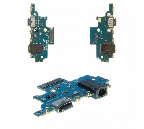 Шлейф для Samsung A725 Galaxy A72, коннектора зарядки, коннектора наушників, мікрофона, плата зарядки, Original (PRC)