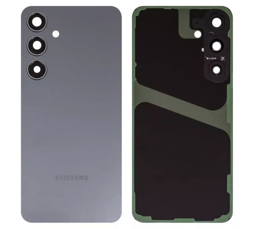 Задняя панель корпуса для Samsung S926 Galaxy S24 Plus, черная (Onyx Black) + стекло камеры