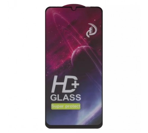 Защитное стекло ASP для Samsung A055 Galaxy A05, совместимо с чехлом, Full Glue, черный