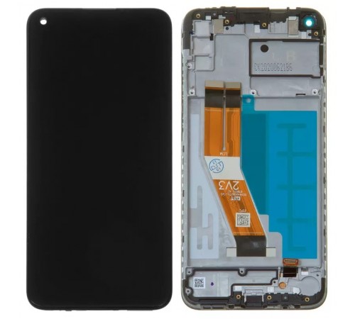 Дисплей для Samsung A115 Galaxy A11, M115 Galaxy M11, черный, с рамкой, Original (PRC)