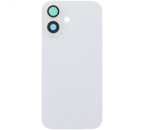 Задня панель корпусу для iPhone 16, біла + скло камери, Original (PRC), white