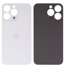 Задняя панель корпуса для iPhone 13 Pro, серебристая, белая, не нужно снимать стекло камеры, Original (PRC), Silver, big hole