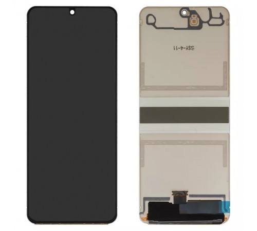 Дисплей для Samsung F731 Galaxy Z Flip5, чорний, без рамки, High Copy