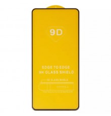 Захисне скло для Xiaomi Redmi Note 9 Pro, Redmi Note 9 Pro Max, Redmi Note 9S, сумісне з чохлом, Full Glue, (без упаковки), чорний