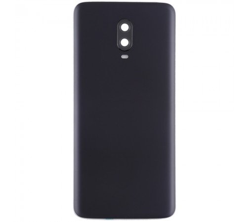 Задня панель корпуса для OnePlus 6T A6013, чорна (Mirror Black) + скло камери