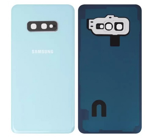 Задня панель корпусу для Samsung G970 Galaxy S10e, біла + скло камери
