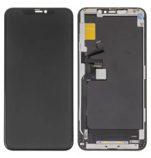 Дисплей для iPhone 11 Pro Max, чорний, з рамкою, High Copy (OLED), OEM soft