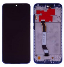 Дисплей для Xiaomi Redmi Note 8T, синій, без логотипу, з рамкою, High Copy M1908C3XG