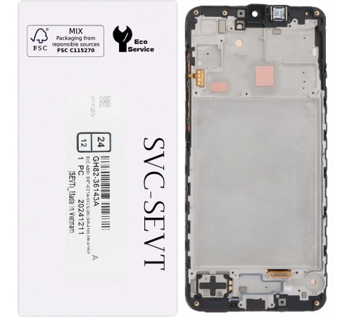 Дисплей для Samsung A166 Galaxy A16 5G, черный, с рамкой, Original Дисплей для Samsung A166 Galaxy A16 5G, черный, с рамкой, Original