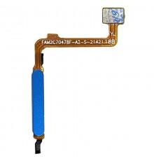 Шлейф для Xiaomi Redmi 10, Redmi 10 (2022), Redmi 10 Prime, Redmi 10 Prime (2022), сканера отпечатка пальца (Touch ID), голубой, Original (PRC)