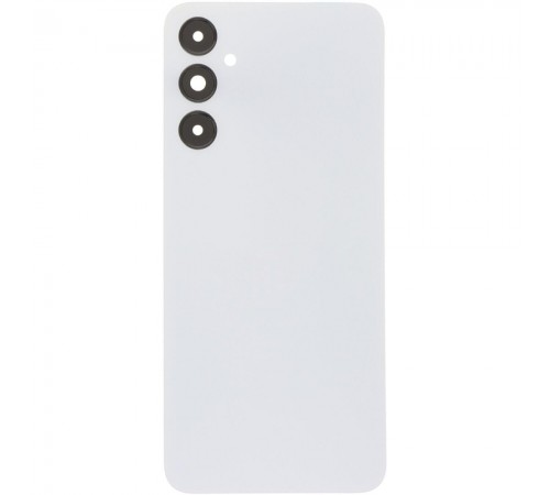 Задняя панель корпуса для Samsung A057 Galaxy A05s, белая (Silver) + стекло камеры Задняя панель корпуса для Samsung A057 Galaxy A05s, белая (Silver) + стекло камеры