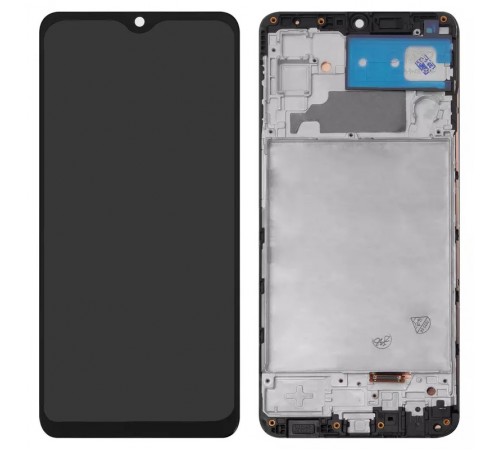 Дисплей для Samsung M325 Galaxy M32, черный, с рамкой, High Copy с широким ободком, (OLED) Дисплей для Samsung M325 Galaxy M32, черный, с рамкой, High Copy с широким ободком, (OLED)