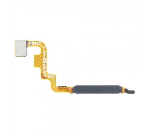 Шлейф для Xiaomi Poco M4 Pro 4G, Redmi Note 11, Redmi Note 11S, сканера отпечатка пальца (Touch ID), черный, Original (PRC)