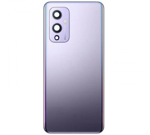 Задняя панель корпуса для OnePlus 9, фиолетовая (Winter Mist) + стекло камеры