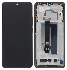 Дисплей для Xiaomi Poco X6 Pro, черный (Black), с рамкой, Original (PRC)