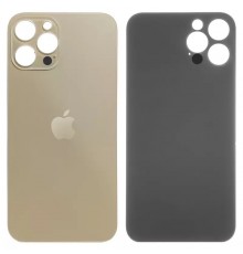 Задняя панель корпуса для iPhone 12 Pro, золотистая, не нужно снимать стекло камеры, big hole