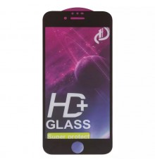 Защитное стекло ASP для Apple iPhone 6, iPhone 6S, совместимо с чехлом, Full Glue, черный