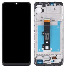 Дисплей для Motorola Moto E20 XT2155, черный, с рамкой, Original (PRC)