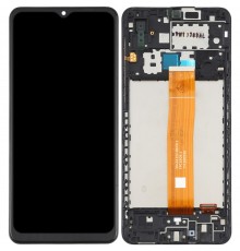 Дисплей для Samsung A022F Galaxy A02, черный, с рамкой, Copy, SM-A125F_REV0.1 FPC6509-1