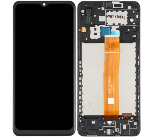 Дисплей для Samsung A022F Galaxy A02, черный, с рамкой, Copy, SM-A125F_REV0.1 FPC6509-1