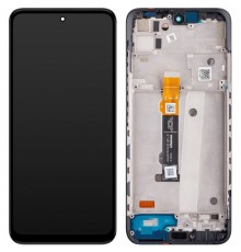 Дисплей для Motorola Moto G71 5G XT2169-1, черный, с рамкой, Original (PRC)