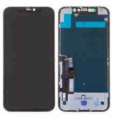 Дисплей для iPhone 11, чорний, з рамкою, Original (PRC)
