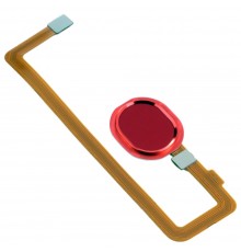 Шлейф для Samsung A107F/DS Galaxy A10s, сканера відбитка пальця (Touch ID), червоний