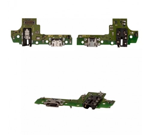 Шлейф для Samsung A107F/DS Galaxy A10s, коннектора зарядки, Сopy, плата зарядки, M16