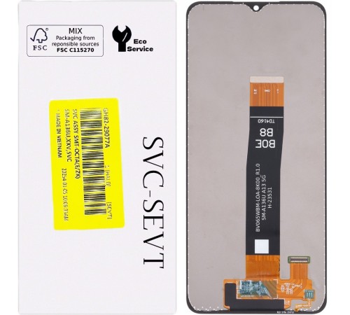 Дисплей для Samsung A136 Galaxy A13 5G, черный, без рамки, Original, SM-A136U BV065WBM-LOA-8K00_R1.0, GH82-29077A