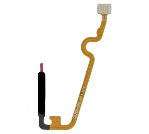 Шлейф для Tecno Camon 19 Neo (CH6i), сканера отпечатка пальца (Touch ID), черный (Eco Black), Original (PRC)