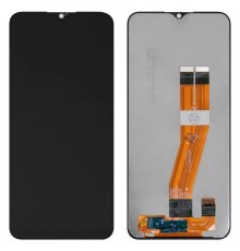 Дисплей для Samsung A035F Galaxy A03, чорний, Best copy, без рамки, Copy