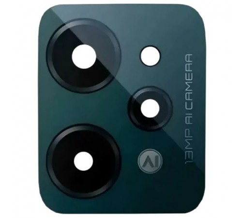 Скло камери для Realme C31, зелене (Dark Green), без рамки