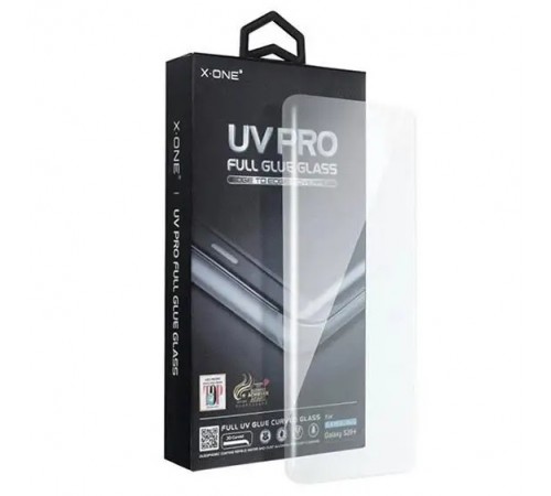 Защитное стекло для Samsung N970 Galaxy Note 10, противоударное, 3D, 9H, UV Pro Full Glue Glass, X-One