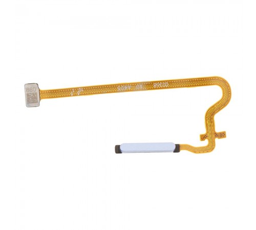 Шлейф для Realme C63 4G, Note 60; Oppo A3x (CPH2641), сканера відбитка пальця (Touch ID), синій