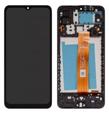 Дисплей для Samsung A125F Galaxy A12, черный, с рамкой, (Box) A125F_REV0.1 FPC6509-1