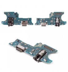 Шлейф для Samsung A037 Galaxy A03s, A037F Galaxy A03s, коннектора зарядки, с микрофоном, с компонентами, Сopy, плата зарядки