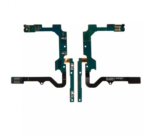 Шлейф для Samsung A500F Galaxy A5, A500FU Galaxy A5, A500H Galaxy A5, A500M Galaxy A5, кнопок звука, с компонентами