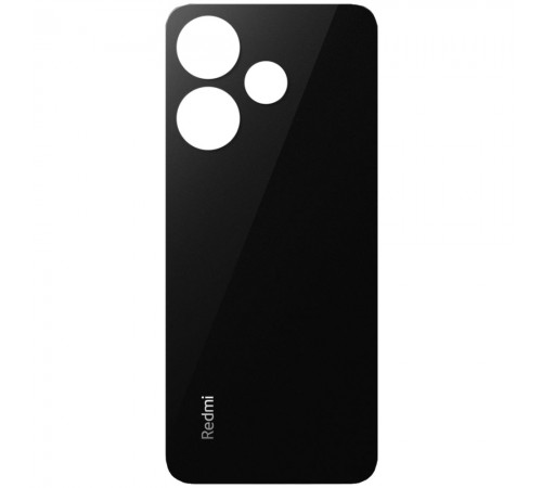 Задняя панель корпуса для Xiaomi Redmi 13, черная (Midnight Black)