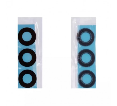 Скло камери для Samsung A356 Galaxy A35 5G, A556 Galaxy A55, чорне, без рамки, комплект 3 шт.